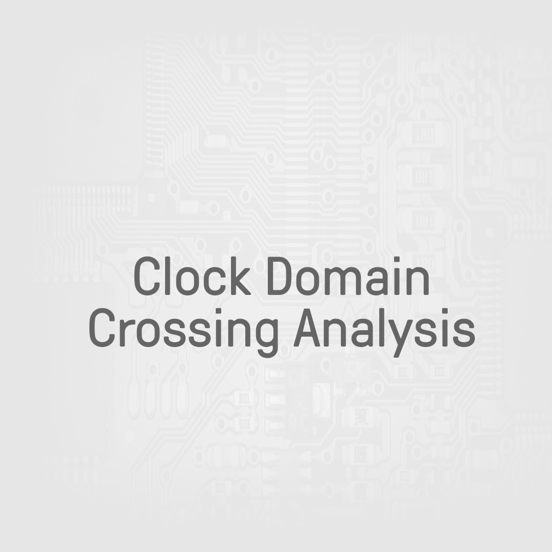 Clock Domain Crossing Analysis Electra IC