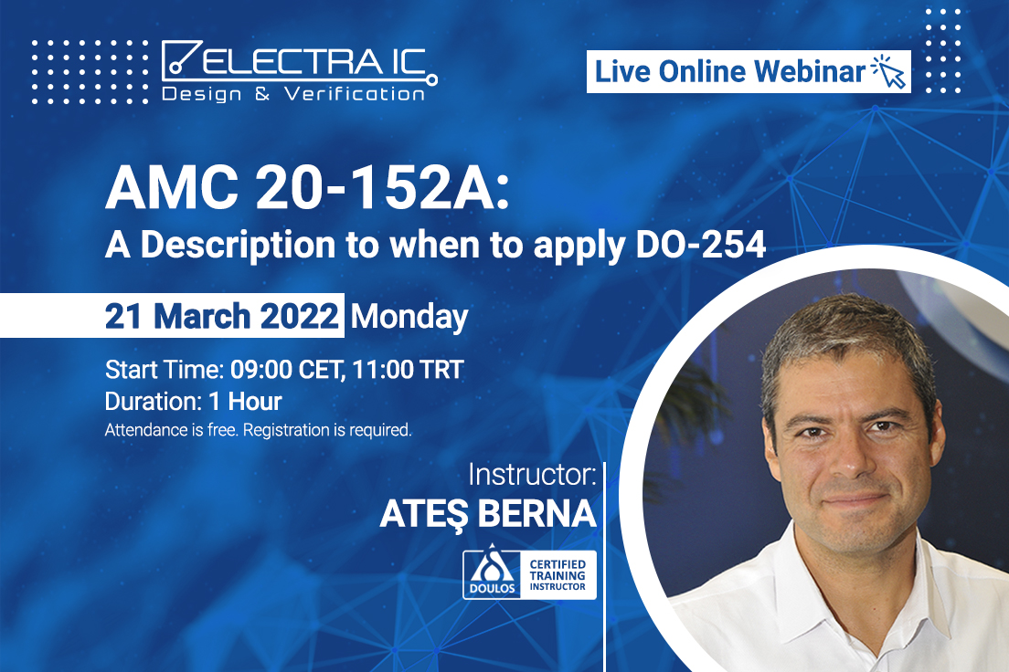 ElectraIC ücretsiz online eğitimlerine AMC 20-152A Webinarı ile devam etti-ElectraIC