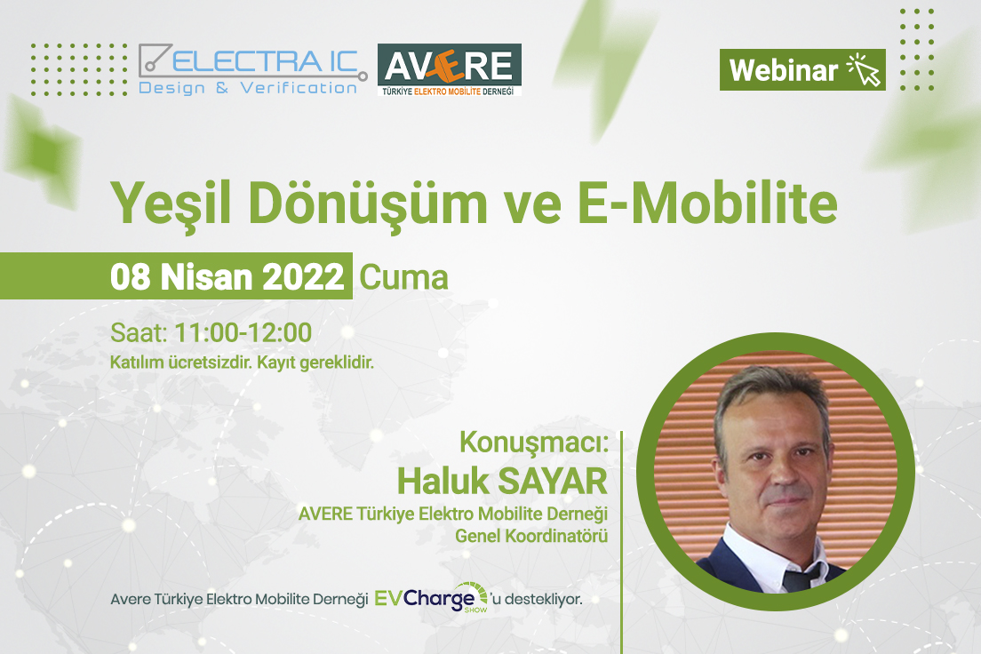 GREEN TRANSFORMATION and E-MOBILITY Free Webinar was held on Friday, April 8, 2022.