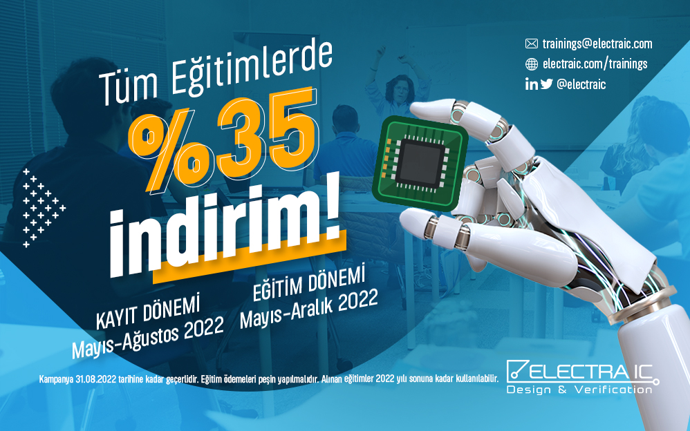 Tüm ElectraIC Eğitimlerinde %35 İndirim!-ElectraIC