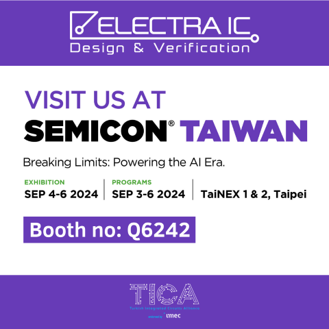 ELECTRA IC to Participate in SEMICON Taiwan 2024 -ElectraIC